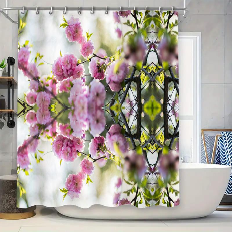 Pink Blossom Shower Curtain Floral Print Home Decor Bathroom Fabric Waterproof Rainproof Shower Curtains For Kids Girls Bedroom W60H190(CM)-1 Pcs
Pink Blossom Shower Curtain Floral Print Home Decor Bathroom Fabric Waterproof Rainproof Shower Curtains For Kids Girls Bedroom W60H190(CM)-1 Pcs