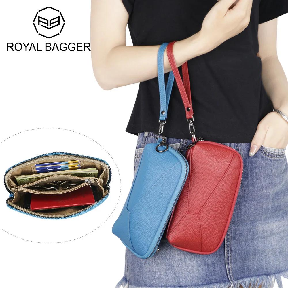 Кошельки-клатчи Royal Bagger из натуральной кожи для женщин, большой емкости, длинный кошелек на запястье, модный повседневный кошелек для телефона на молнии 1948 г. чёрный
Кошельки-клатчи Royal Bagger из натуральной кожи для женщин, большой емкости, длинный кошелек на запястье, модный повседневный кошелек для телефона на молнии 1948 г. чёрный
