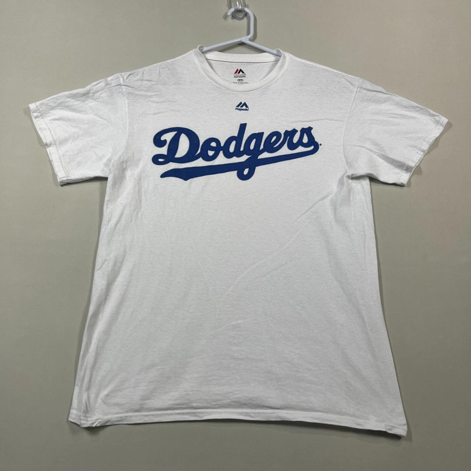 LA Dodgers T Shirt Los Angeles Majestic Crew Neck Cotton Tee Mens Medium M 4XL
LA Dodgers T Shirt Los Angeles Majestic Crew Neck Cotton Tee Mens Medium M 4XL