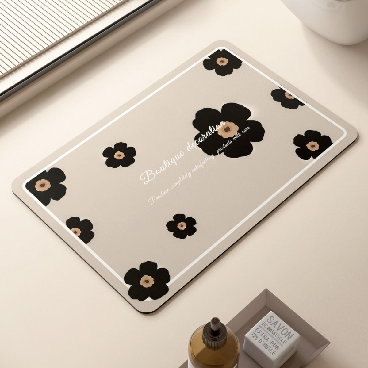 Diatom Mud Absorbent Mat, Toilet Floor Mat, Bathroom Non-Slip Foot Mat, Quick-Drying Toilet Carpet, Toilet Door Mat 40*60
Diatom Mud Absorbent Mat, Toilet Floor Mat, Bathroom Non-Slip Foot Mat, Quick-Drying Toilet Carpet, Toilet Door Mat 40*60
