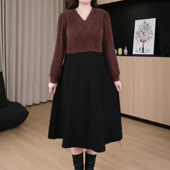 Spring Korean Plush Loose Plus Size Influencer Dress for Middle-Aged Women XL (120-140 jin)
Spring Korean Plush Loose Plus Size Influencer Dress for Middle-Aged Women XL (120-140 jin)