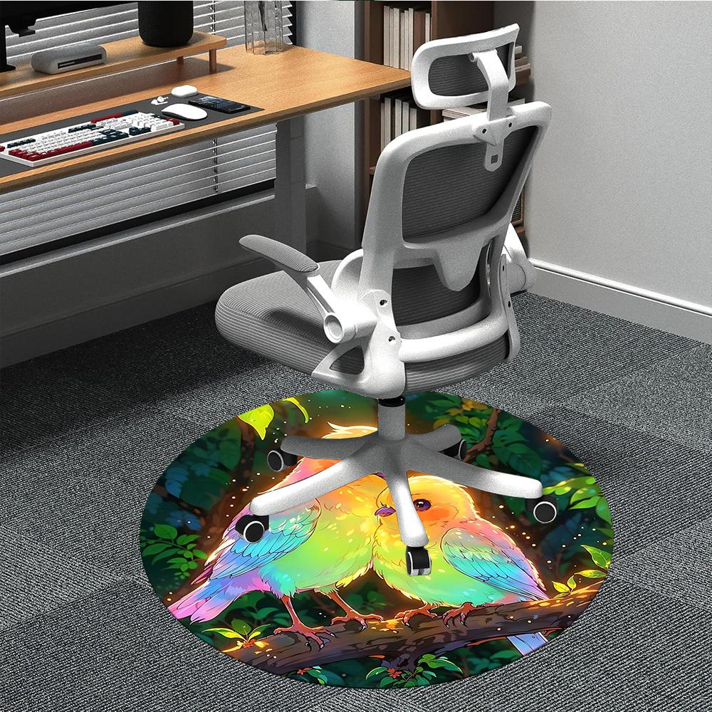 1PC Rainbow Birds Forest Glow Office Round Area Rug, Indoor Mat Suitable ForOffice, Under Office Chairs Bedroom Living Room Home Decor, Room Deco g077 80cm by 80cm
1PC Rainbow Birds Forest Glow Office Round Area Rug, Indoor Mat Suitable ForOffice, Under Office Chairs Bedroom Living Room Home Decor, Room Deco g077 80cm by 80cm