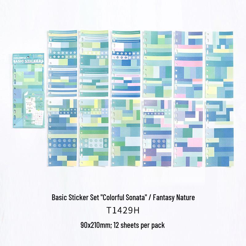 Colorful Sonata Sticker Set: Versatile Patterns for Journals, Decoration, and Collages
Colorful Sonata Sticker Set: Versatile Patterns for Journals, Decoration, and Collages
