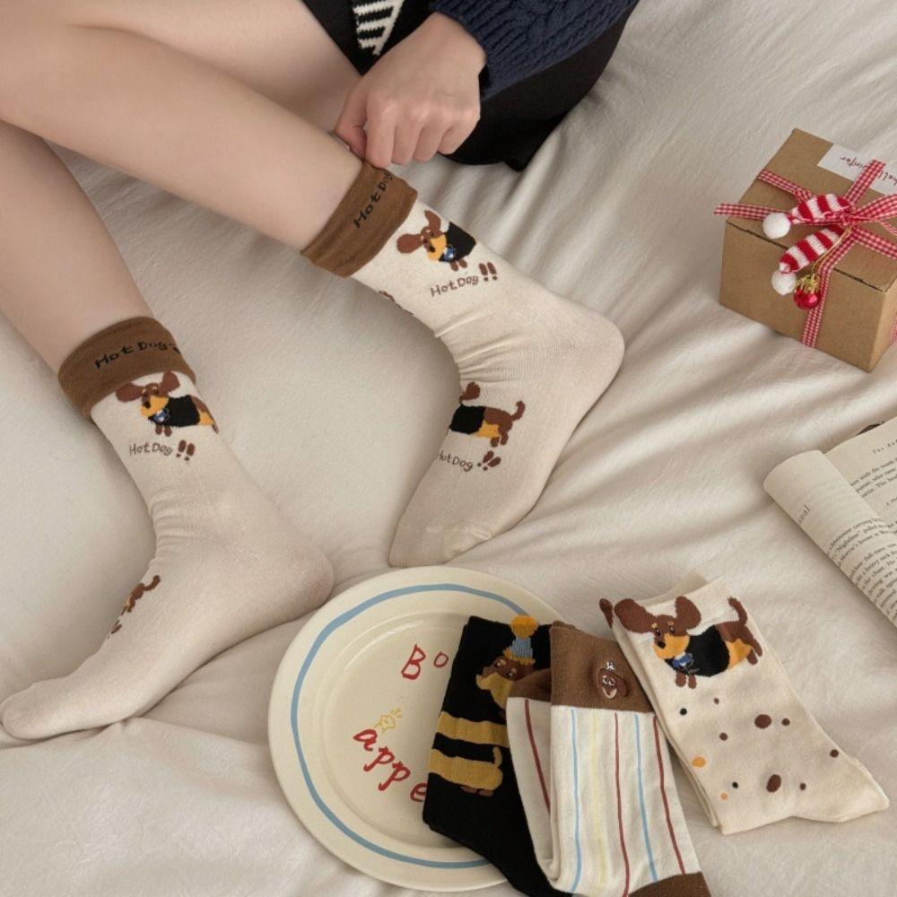 2Pairs Cute Cartoon Socks Polka Point Striped Socks Fashion Tube Socks Women Students 2Pair B
2Pairs Cute Cartoon Socks Polka Point Striped Socks Fashion Tube Socks Women Students 2Pair B