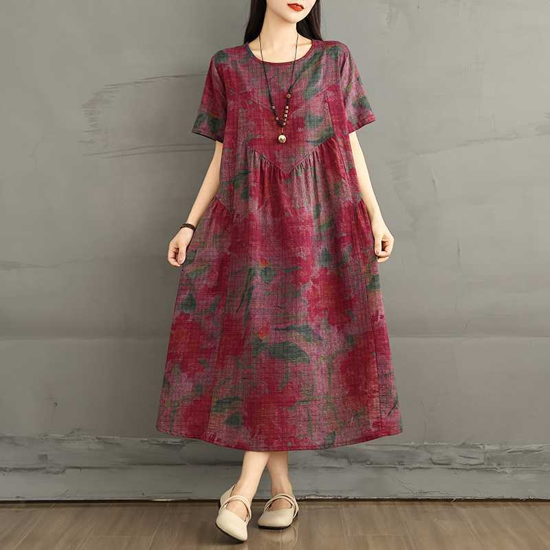 Женское однотонное платье макси Large size XL красный
Женское однотонное платье макси Large size XL красный