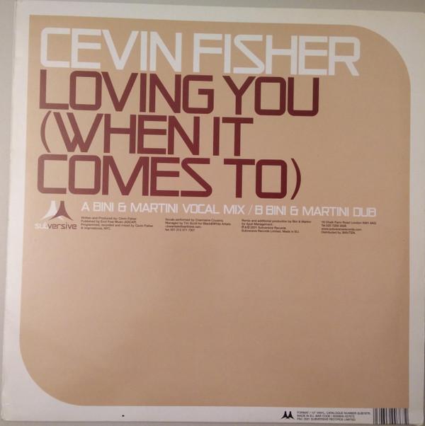 12inch Record CEVIN FISHER - Loving You (When It Comes To) (Bini SUB76TR Subversive 2001 UK Dance & Electronica Used
12inch Record CEVIN FISHER - Loving You (When It Comes To) (Bini SUB76TR Subversive 2001 UK Dance & Electronica Used