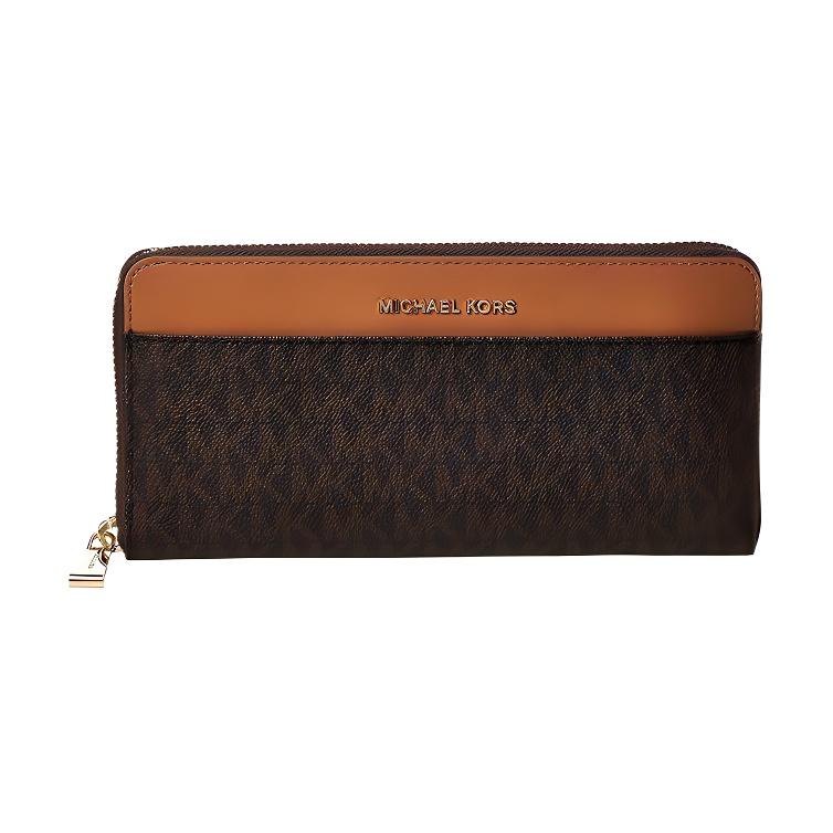 Michael Kors MK Mercer Long Zipper Logo Print Vintage Color Block Leather Card Holder Wallet Women wallet Brown 32S7GM9E9B-BROWN Basic Set (Bag+Box)
Michael Kors MK Mercer Long Zipper Logo Print Vintage Color Block Leather Card Holder Wallet Women wallet Brown 32S7GM9E9B-BROWN Basic Set (Bag+Box)