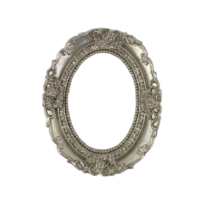 NonToxic Resin Art Frame With Intricate Carving Round Gothic Pictures Frame Perfect For Various Decoration Styles срібний
NonToxic Resin Art Frame With Intricate Carving Round Gothic Pictures Frame Perfect For Various Decoration Styles срібний