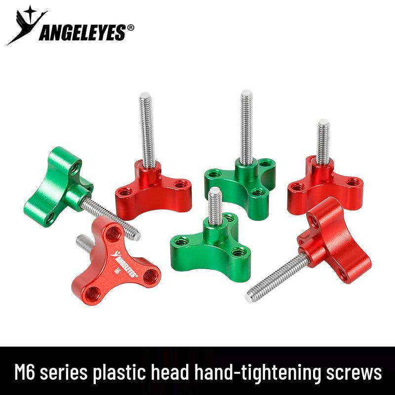 Xingyuan M6 Hand-Tightening Screw Head for Astrophotography with 1/4 Extension Port, Multiple Lengths Available. M6*14 Rubber Head Green
Xingyuan M6 Hand-Tightening Screw Head for Astrophotography with 1/4 Extension Port, Multiple Lengths Available. M6*14 Rubber Head Green