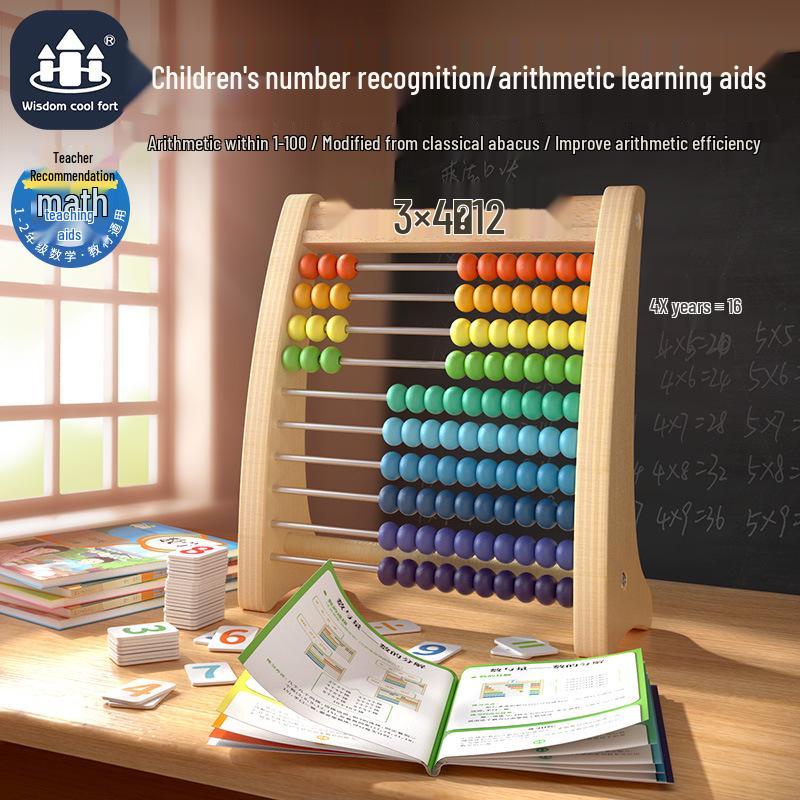 Montessori Arithmetic Abacus for Kids: Addition & Subtraction Teaching Aid for Kindergarten to First Grade.
Montessori Arithmetic Abacus for Kids: Addition & Subtraction Teaching Aid for Kindergarten to First Grade.