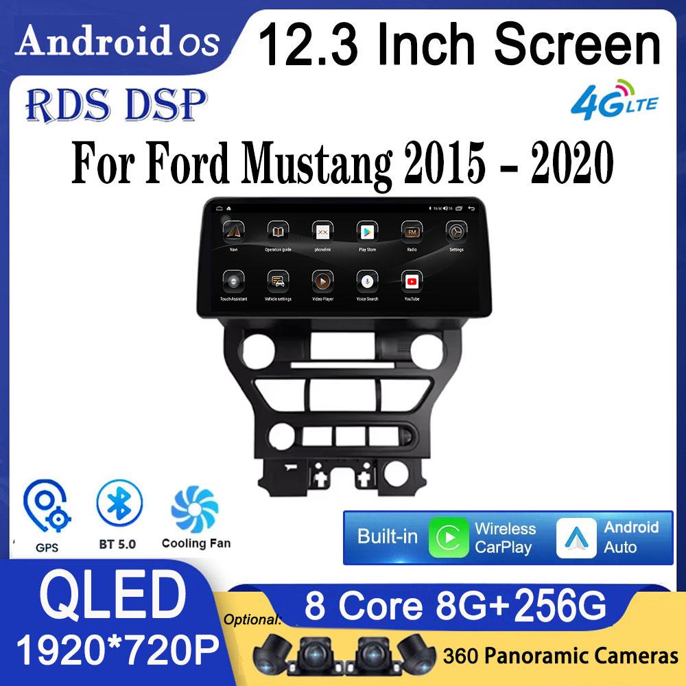 12.3 Android 14 For Ford Mustang 2015 - 2020 Head unit Car Raido GPS Navigation Multimedia Player Video System
12.3 Android 14 For Ford Mustang 2015 - 2020 Head unit Car Raido GPS Navigation Multimedia Player Video System