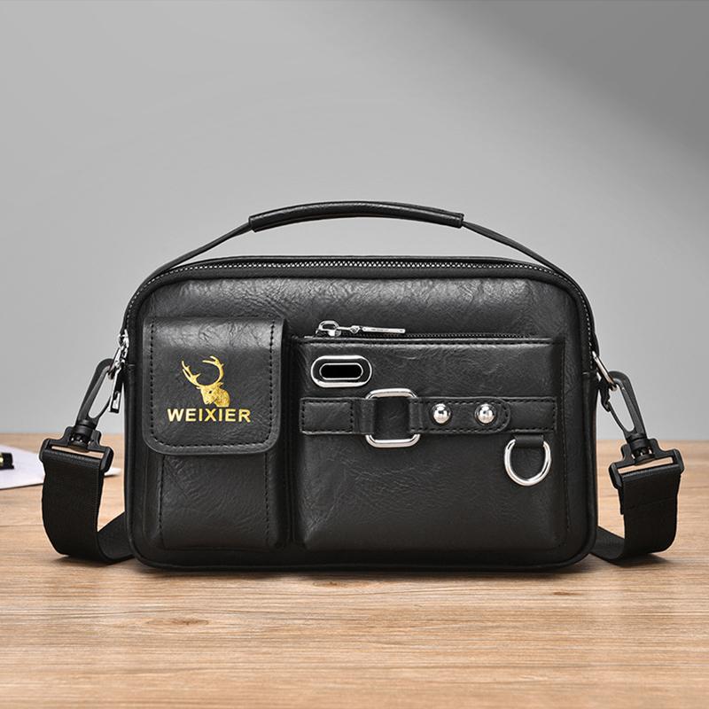 WEIXIER Сумка-мессенджер Мужская сумка из искусственной кожи Мужской дорожный коврик Сумка на плечо для мужчин Офисный портфель Сумки чёрный
WEIXIER Сумка-мессенджер Мужская сумка из искусственной кожи Мужской дорожный коврик Сумка на плечо для мужчин Офисный портфель Сумки чёрный