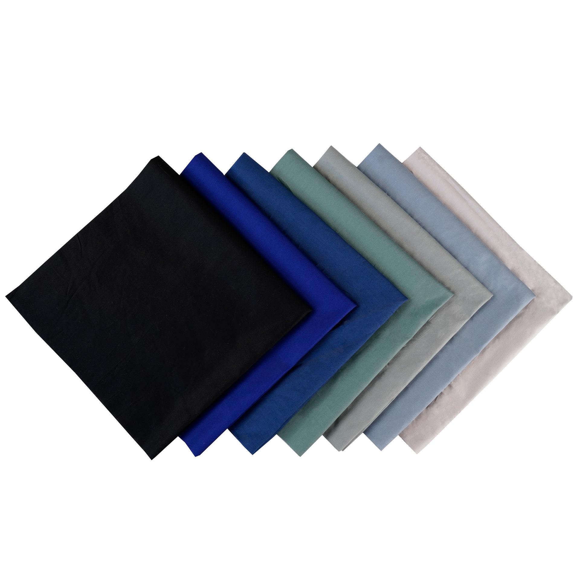 Комплект из 7-цветной хлопковой ткани для пэчворка ручной работы - однотонные и узорчатые узоры из саржи
Комплект из 7-цветной хлопковой ткани для пэчворка ручной работы - однотонные и узорчатые узоры из саржи