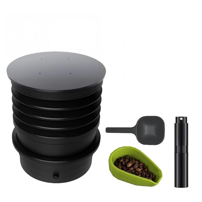 Quick Cleaning Coffee Grinder Tool with Detachable Spoon Atomizing Bottle Metal Texture for Efficient Bean Dispensing
Quick Cleaning Coffee Grinder Tool with Detachable Spoon Atomizing Bottle Metal Texture for Efficient Bean Dispensing