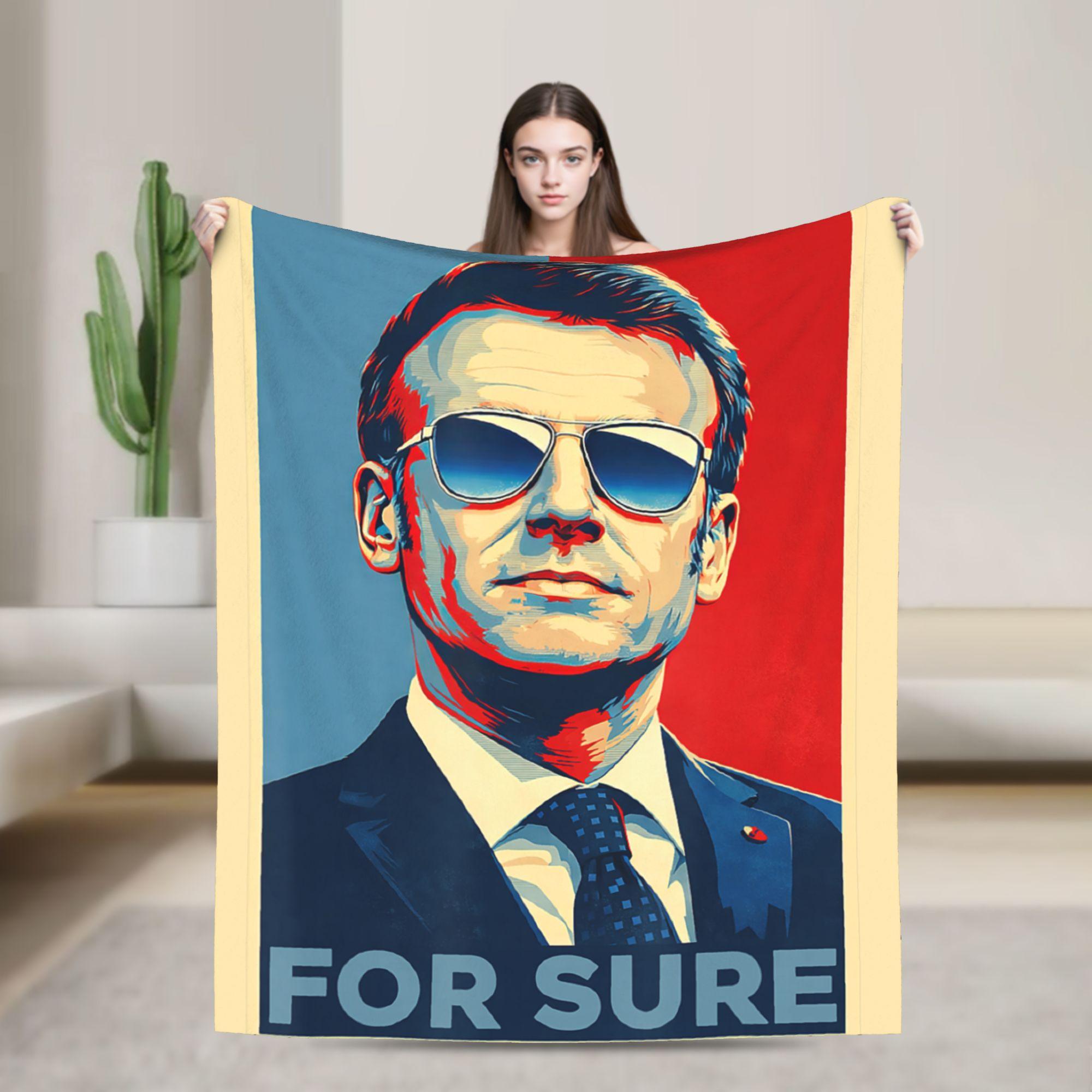 For Sure Emmanuel Macron Blankets Velvet Textile Decor Pop Meme Multi-function Warm Throw Blankets for Travel 75x90cm
For Sure Emmanuel Macron Blankets Velvet Textile Decor Pop Meme Multi-function Warm Throw Blankets for Travel 75x90cm