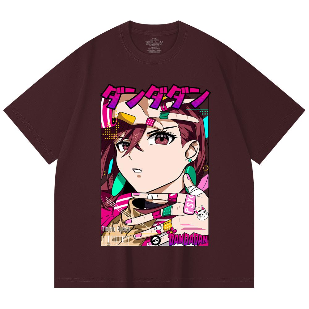 230 Gsm 100% Cotton Dandadan V21 Momo Print Unisex Heavy Cotton T Shirt 2XL вина червоного кольору
230 Gsm 100% Cotton Dandadan V21 Momo Print Unisex Heavy Cotton T Shirt 2XL вина червоного кольору
