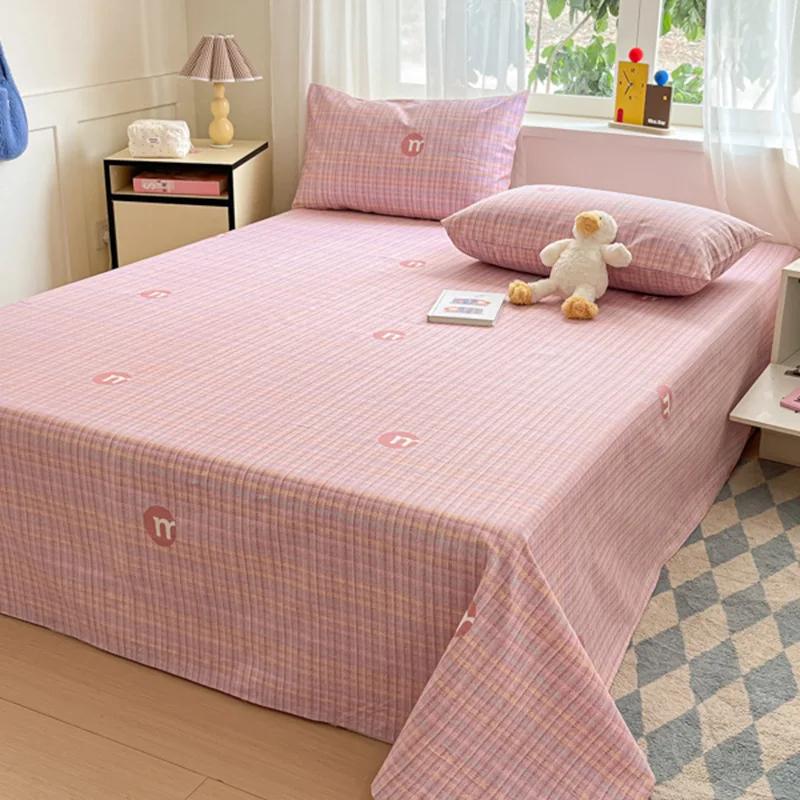 Raw cotton old coarse cloth bed sheet soft mat three-piece set quilt single double dormitory printing washable anti-wrinkle only 2pcs pillowcase
Raw cotton old coarse cloth bed sheet soft mat three-piece set quilt single double dormitory printing washable anti-wrinkle only 2pcs pillowcase