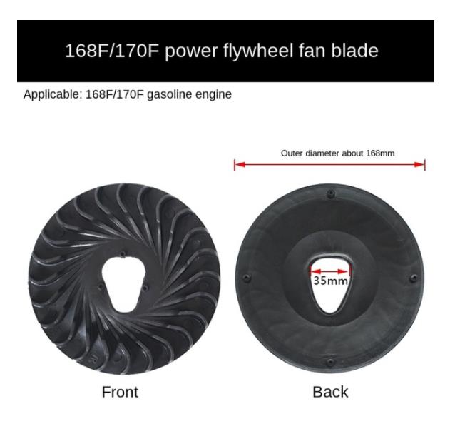 152F 168F 170F 190F3/8KW Автозапчастини Мотор Бензиновий генератор Аксесуари 5KW-8KW Повітряне колесо Двигун Вентилятор
152F 168F 170F 190F3/8KW Автозапчастини Мотор Бензиновий генератор Аксесуари 5KW-8KW Повітряне колесо Двигун Вентилятор