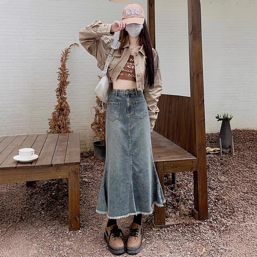 American-Style A-Line Petite Denim Skirt - Women s Slim Mid-Length Summer Design Extra Large
American-Style A-Line Petite Denim Skirt - Women s Slim Mid-Length Summer Design Extra Large