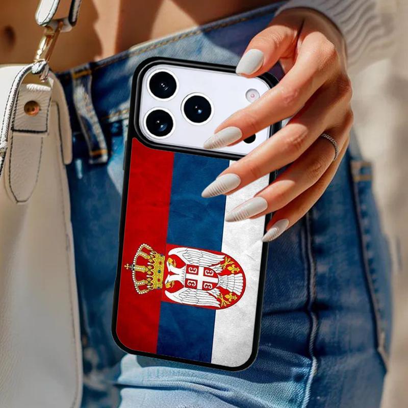 Flag of Serbia Serbian Phone Case For iPhone 17 Air 14 15 13 12 Max Cover For Apple 14 15 16 16e 11 Pro Max Plus Coque iPhone 17pro max
Flag of Serbia Serbian Phone Case For iPhone 17 Air 14 15 13 12 Max Cover For Apple 14 15 16 16e 11 Pro Max Plus Coque iPhone 17pro max