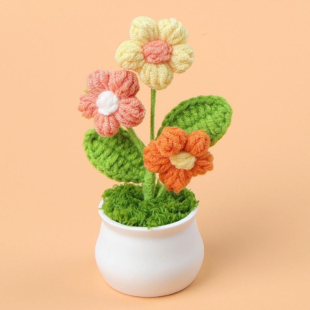 1pc Handmade Crochet Puff Flower Potted Plants–Knitted Floral Decor for Office Desk, Car Dashboard, Unique Birthday Gifts
1pc Handmade Crochet Puff Flower Potted Plants–Knitted Floral Decor for Office Desk, Car Dashboard, Unique Birthday Gifts
