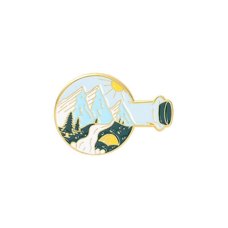 Artistic Brooch Alloy With Unique Geometric Style Featuring Whimsical Snow Peaks And Pattern Forest XZ4243
Artistic Brooch Alloy With Unique Geometric Style Featuring Whimsical Snow Peaks And Pattern Forest XZ4243