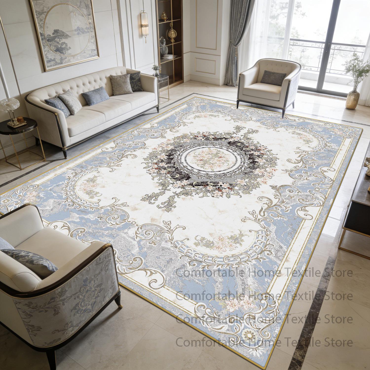 Light Toned European Luxury Living Room Carpet Store Decoration Fluffy Non-slip Rug Stain Resistant Short Velvet Soft Floor Mats 60x90cm
Light Toned European Luxury Living Room Carpet Store Decoration Fluffy Non-slip Rug Stain Resistant Short Velvet Soft Floor Mats 60x90cm