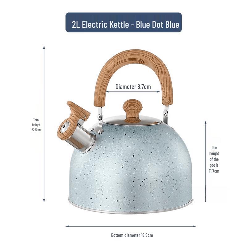 Retro Wooden Handle Whistling Kettle
Retro Wooden Handle Whistling Kettle