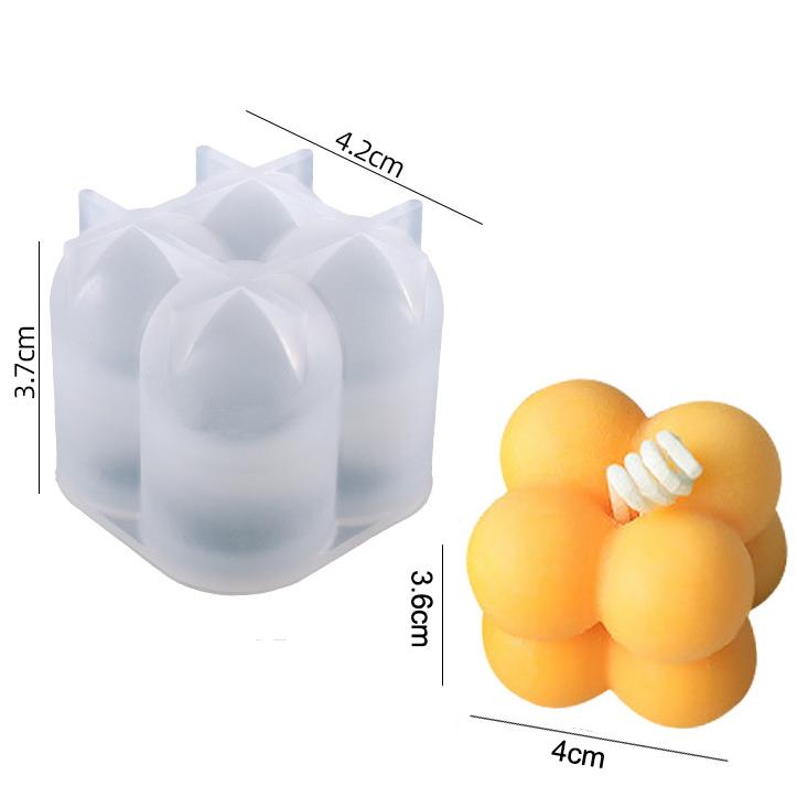 Non-stick Bubble Cube Candles Silicone Mold DIY Handmade Scented Candle Chocolate Dessert Cake Baking Molds Home Crafts Decor
Non-stick Bubble Cube Candles Silicone Mold DIY Handmade Scented Candle Chocolate Dessert Cake Baking Molds Home Crafts Decor