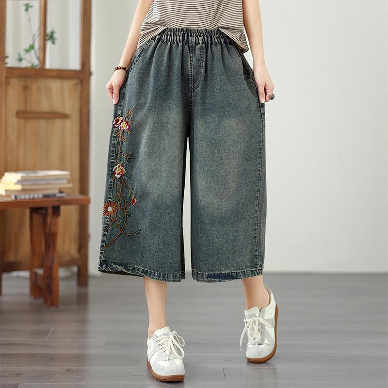 Vintage Summer Plus Size Embroidered Wide-Leg Denim Pants L светло-синий
Vintage Summer Plus Size Embroidered Wide-Leg Denim Pants L светло-синий