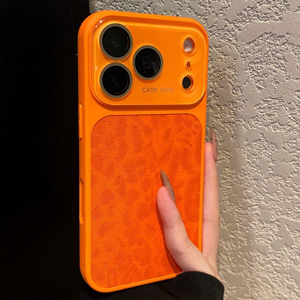 Luxury Leopard Print Leather Texture Phone Case For iPhone 17 16 15 14 Pro Max 13 Crystal lens protection Shockproof Matte Cover iPhone 15 оранжевый
Luxury Leopard Print Leather Texture Phone Case For iPhone 17 16 15 14 Pro Max 13 Crystal lens protection Shockproof Matte Cover iPhone 15 оранжевый