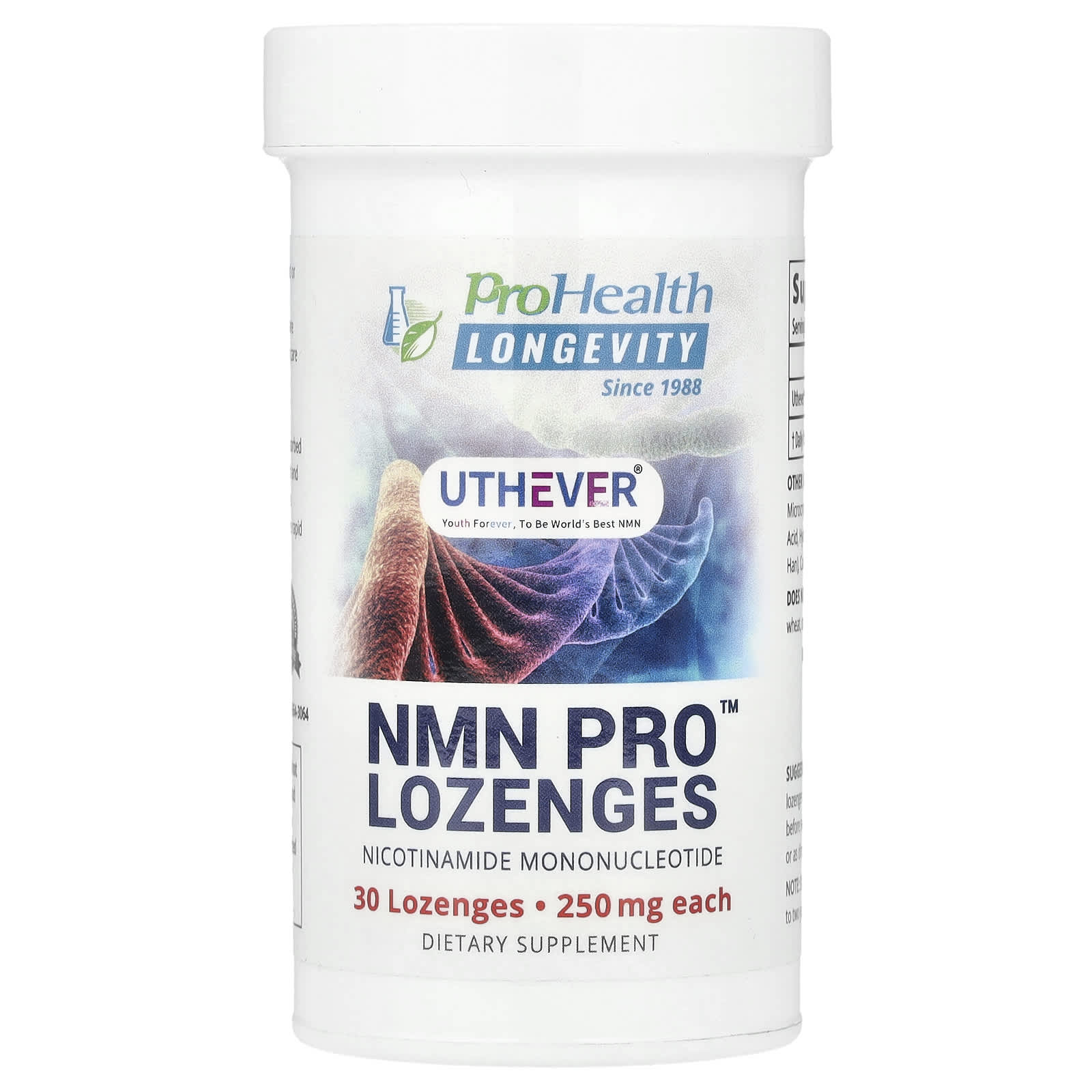 ProHealth Longevity, пастилки NMN Pro™, 250 мг, 30 пастилок
ProHealth Longevity, пастилки NMN Pro™, 250 мг, 30 пастилок
