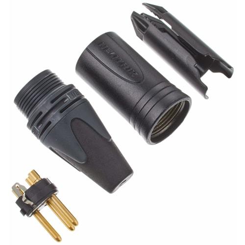 NEUTRIK NC3MXX-B 3-Pin Male Black Audio Connector (Pack of 5)
NEUTRIK NC3MXX-B 3-Pin Male Black Audio Connector (Pack of 5)