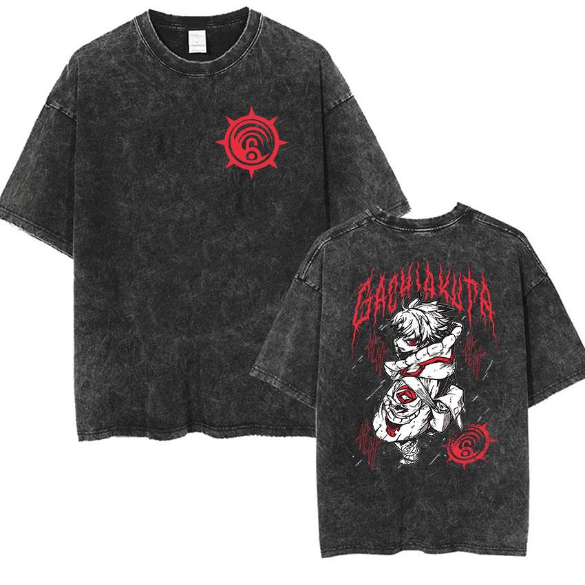 Vintage Washed Gachiakuta Rudo Japanese Anime Graphic T Shirts Unisexs Women High Quality Oversized Cotton Tshirt Streetwear S
Vintage Washed Gachiakuta Rudo Japanese Anime Graphic T Shirts Unisexs Women High Quality Oversized Cotton Tshirt Streetwear S