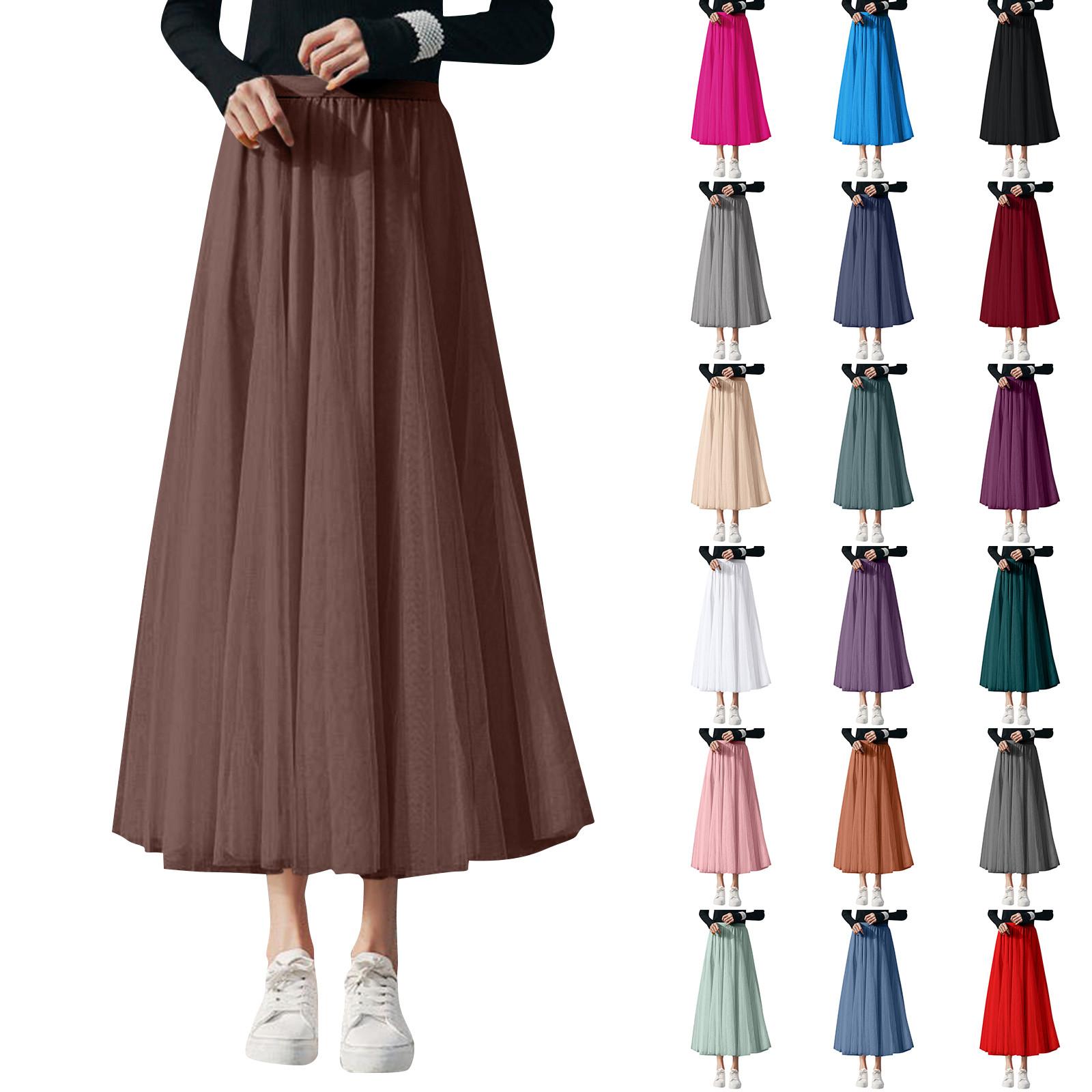 Sequin Long Tulle Solid Color Elegant Skirt Layered Mesh Tea Length Big Hem Skirts For Women s L армія зелений колір
Sequin Long Tulle Solid Color Elegant Skirt Layered Mesh Tea Length Big Hem Skirts For Women s L армія зелений колір