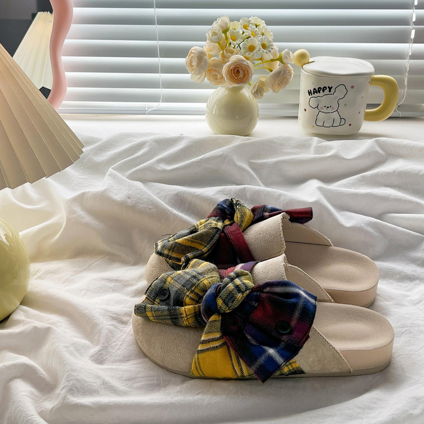 Summer new retro plaid bow baotou half slippers women s outer wear casual one-pedal lazy sandals 35 хакі
Summer new retro plaid bow baotou half slippers women s outer wear casual one-pedal lazy sandals 35 хакі