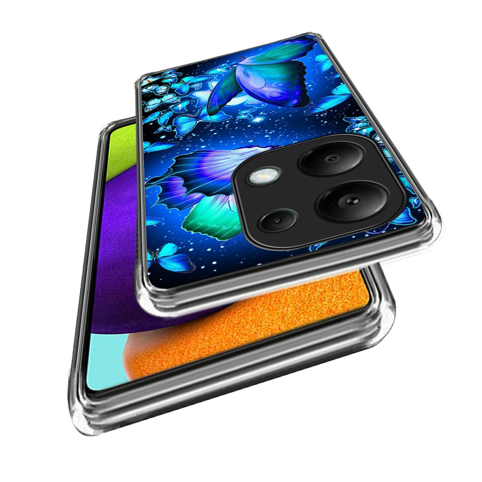 For Xiaomi Redmi Note 13 Pro 4G/Poco M6 Pro 4G Case Scratch-Proof Pattern Printing TPU Back Phone Cover Blue Butterflies
For Xiaomi Redmi Note 13 Pro 4G/Poco M6 Pro 4G Case Scratch-Proof Pattern Printing TPU Back Phone Cover Blue Butterflies