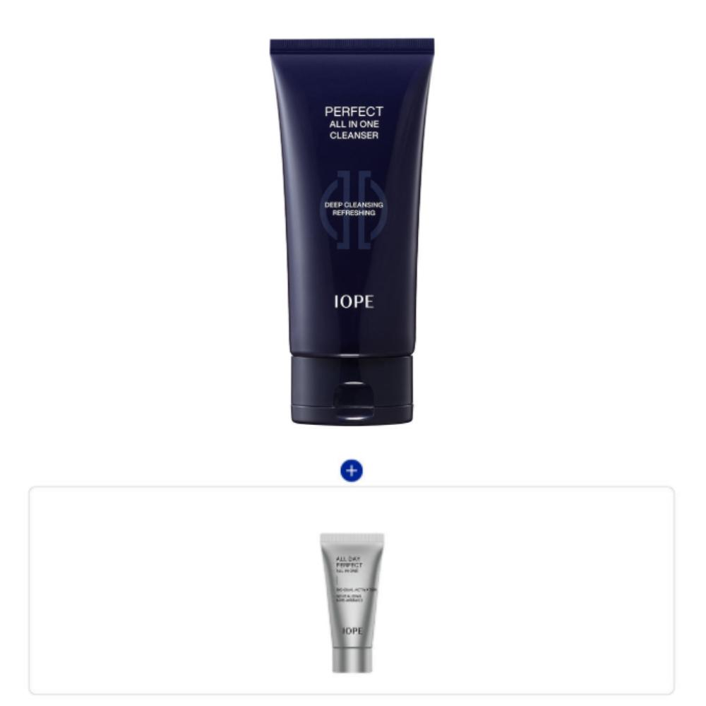 IOPE Men Perfect All-in-One Cleanser 125ml Travel Size All-in-One 30g Included
IOPE Men Perfect All-in-One Cleanser 125ml Travel Size All-in-One 30g Included