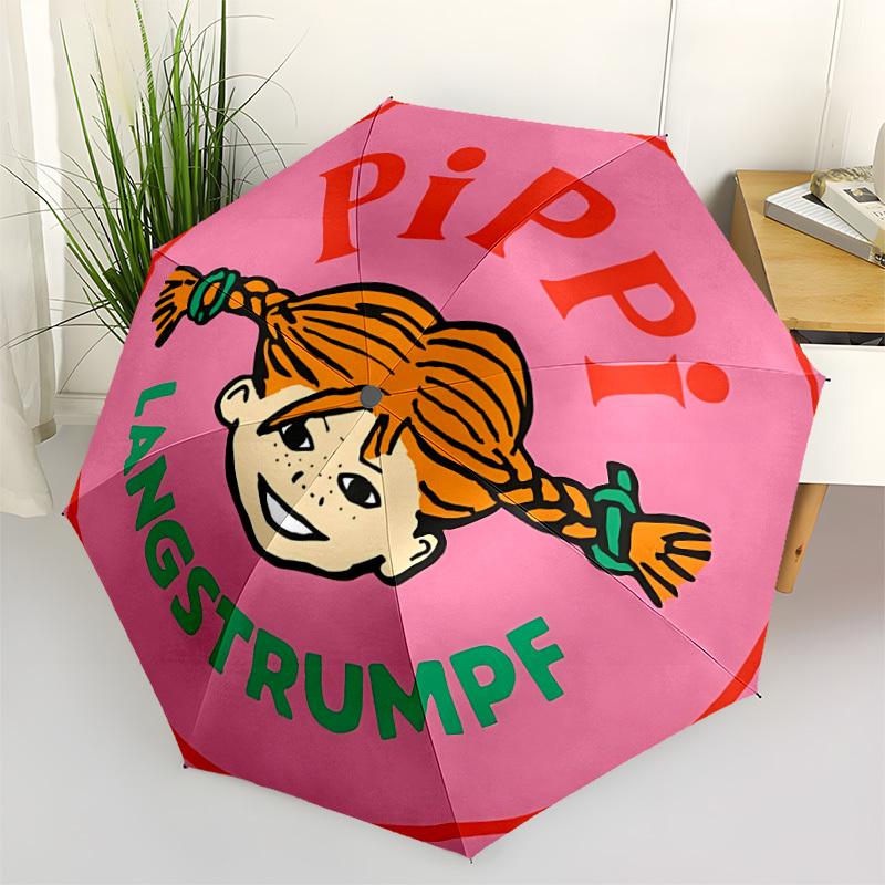 1pc Pippi, Longstocking Automatic Folding Umbrella - 8-Rib Automatic Open/Close, Portable Collapsible Compact Umbrella yy251218079
1pc Pippi, Longstocking Automatic Folding Umbrella - 8-Rib Automatic Open/Close, Portable Collapsible Compact Umbrella yy251218079
