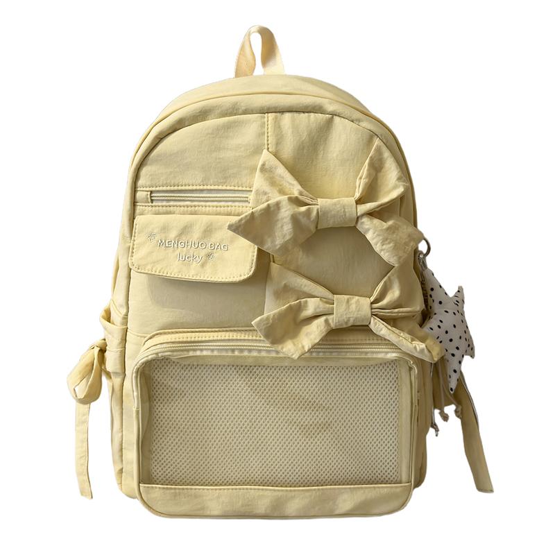Women s Bow Backpack Student Large Capacity Schoolbag жовтий
Women s Bow Backpack Student Large Capacity Schoolbag жовтий
