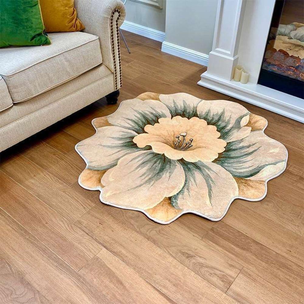 Soft Household Anti-Skid Flower Shaped Water Absorbing Floor Mat Area Rugs Entry Door Mat Carpets S-dark blue peony
Soft Household Anti-Skid Flower Shaped Water Absorbing Floor Mat Area Rugs Entry Door Mat Carpets S-dark blue peony