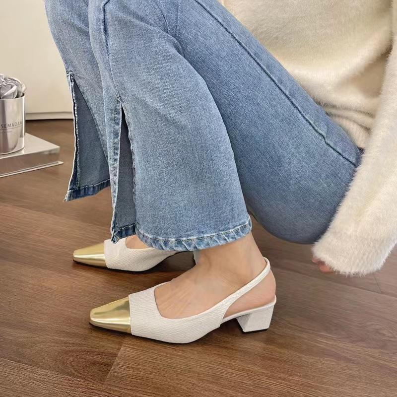 Baotou sandals women 2025 new light mouth high heel sandals back empty French patent leather fairy single shoes large size black 35
Baotou sandals women 2025 new light mouth high heel sandals back empty French patent leather fairy single shoes large size black 35