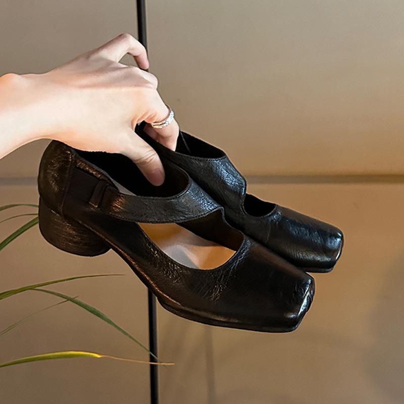 Women s Genuine Leather Ballet Flats, Autumn 2024, Square Toe, Chunky Heel, Vintage Low-Cut Mary Jane Shoes 38
Women s Genuine Leather Ballet Flats, Autumn 2024, Square Toe, Chunky Heel, Vintage Low-Cut Mary Jane Shoes 38