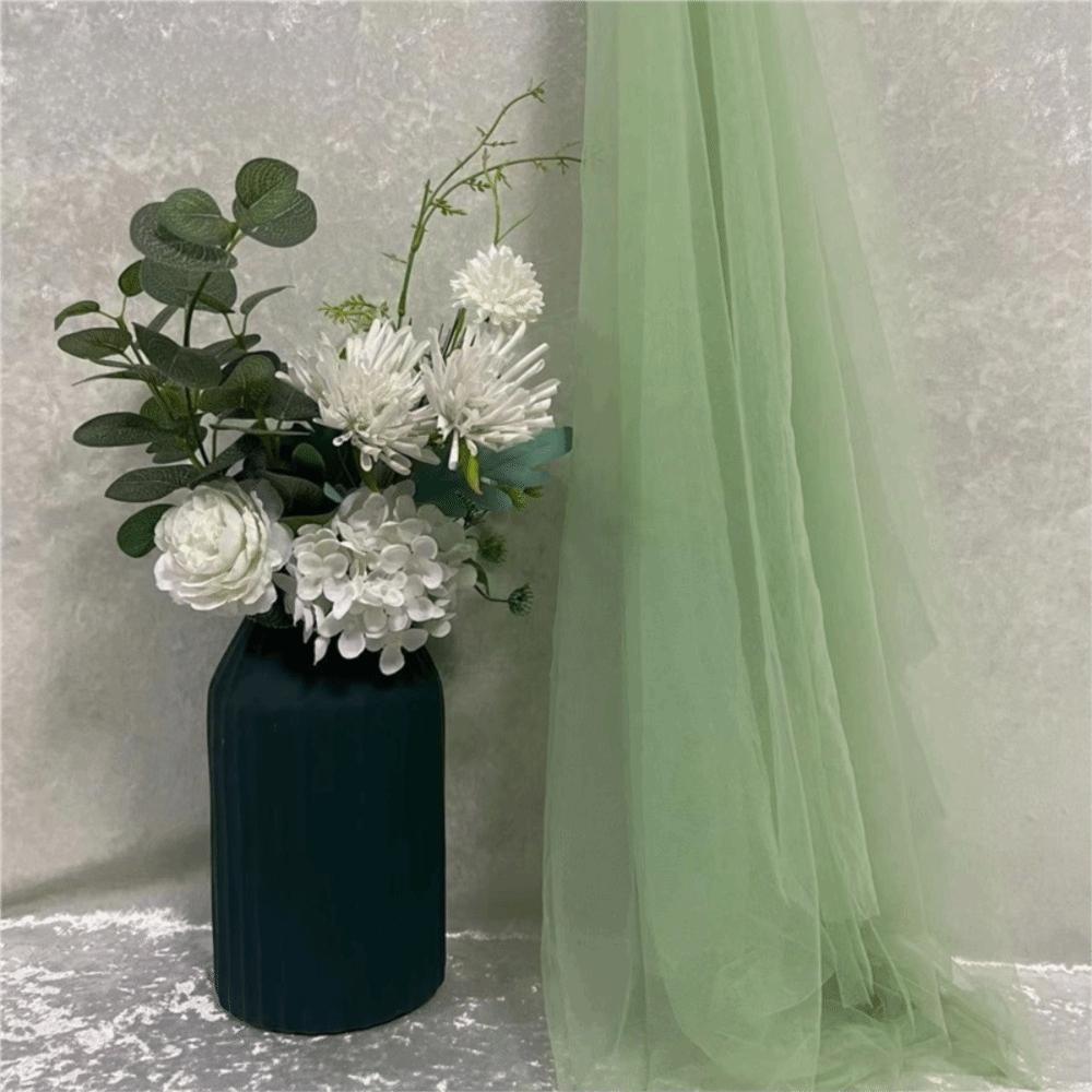 Sewing 160X100cm Soft Tulle Fabric Green Yarn Transparent Mesh Fabric Sage Green Solid Color Organza Fabric Wedding Arch 160 x100cm
Sewing 160X100cm Soft Tulle Fabric Green Yarn Transparent Mesh Fabric Sage Green Solid Color Organza Fabric Wedding Arch 160 x100cm