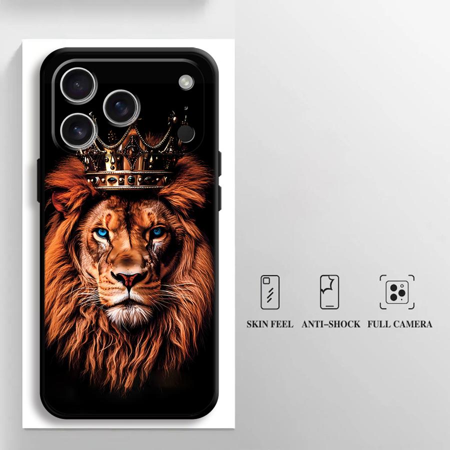 Чехол для телефона Funda для Apple iPhone 17 Pro Max 16 15 Pro 7 8 12 XR XS MAX 14 Air 13 11 Крутой Лев iPhone 15
Чехол для телефона Funda для Apple iPhone 17 Pro Max 16 15 Pro 7 8 12 XR XS MAX 14 Air 13 11 Крутой Лев iPhone 15