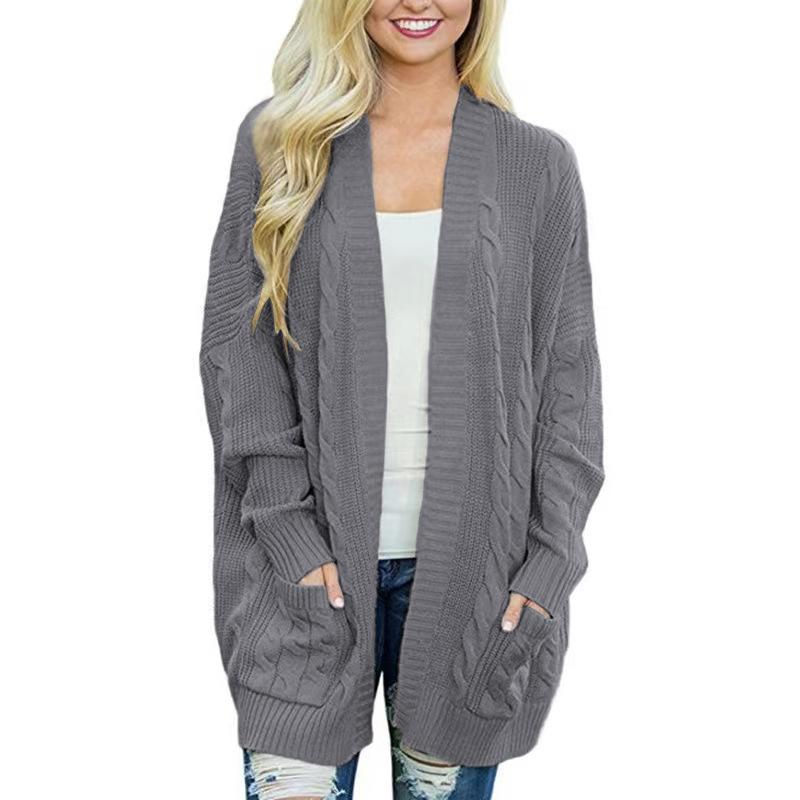 Европейский и американский средний и длинный повседневный кардиган с длинным рукавом, вязаный свитер, женский осенне-зимний свободный модный 49-101 (average size) серый
Европейский и американский средний и длинный повседневный кардиган с длинным рукавом, вязаный свитер, женский осенне-зимний свободный модный 49-101 (average size) серый