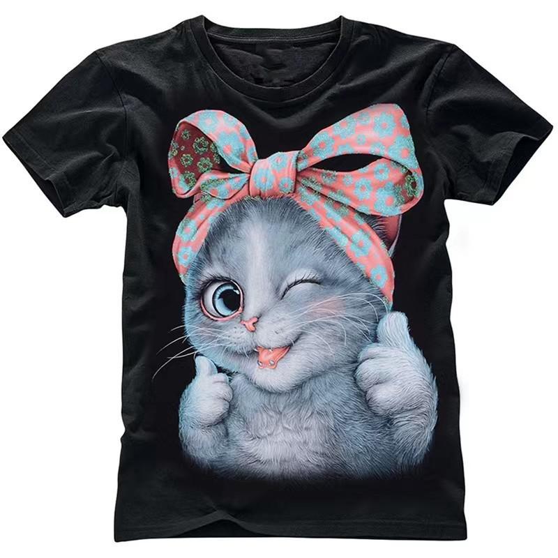 Children s clothing, girls clothing, black patterned T-shirt, children s T-shirt, short sleeved shirt 160
Children s clothing, girls clothing, black patterned T-shirt, children s T-shirt, short sleeved shirt 160