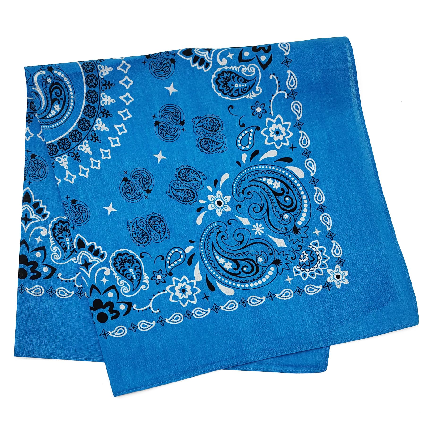 Trifong bandana light blue paisley pattern cotton 100% fade-resistant quick-drying 55cm x 55cm blue
Trifong bandana light blue paisley pattern cotton 100% fade-resistant quick-drying 55cm x 55cm blue