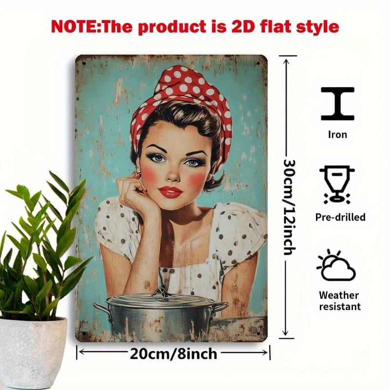 Vintage Poster Girl D Flat Wall Art Metal Sign x Cm Kitchen Home Decor Ideal Anniversary Gift for Wife 20x30cm(7.8x11.8inch)
Vintage Poster Girl D Flat Wall Art Metal Sign x Cm Kitchen Home Decor Ideal Anniversary Gift for Wife 20x30cm(7.8x11.8inch)