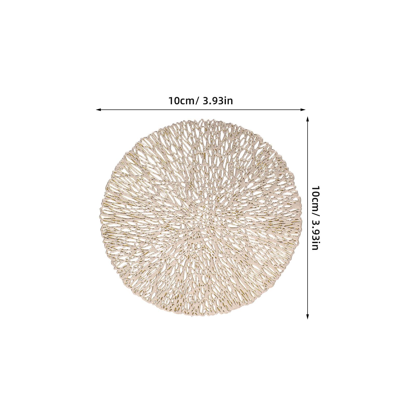 12Pcs Heatproof Non Slip PVC Coasters Heat Resistant Cup Mats for Desk Kitchen Table Elegant Round Drink Placemats Anti Scald золотистий
12Pcs Heatproof Non Slip PVC Coasters Heat Resistant Cup Mats for Desk Kitchen Table Elegant Round Drink Placemats Anti Scald золотистий